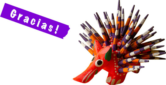 グラシアス！ ありがとう！
